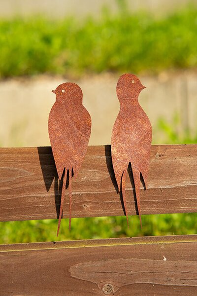 Áhradná dekorácia lastovička 1, 20 x 5 cm, corten CORGARDEN 1044
