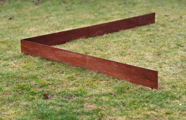 Urbis Záhradný obrubník 100 x 13 cm, corten CORGARDEN 1028