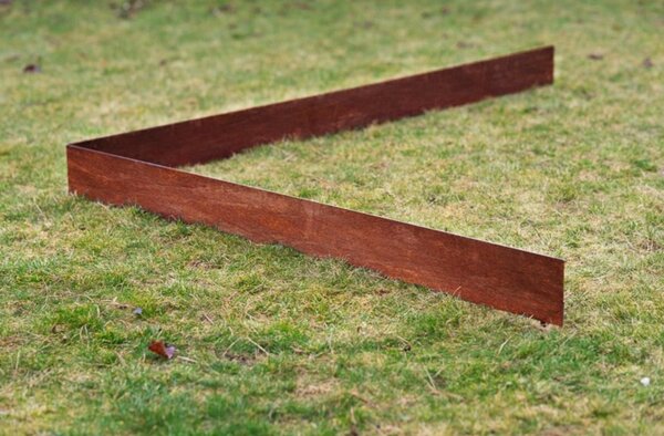 Urbis Záhradný obrubník 150 x 13 cm, corten CORGARDEN 1029
