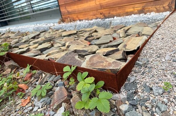 Urbis Záhradný obrubník 100 x 13 cm, corten CORGARDEN 1028