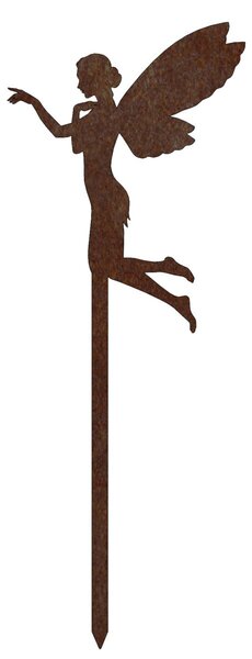 Záhradná dekorácia víla 59 × 22 cm, corten CORGARDEN 1071