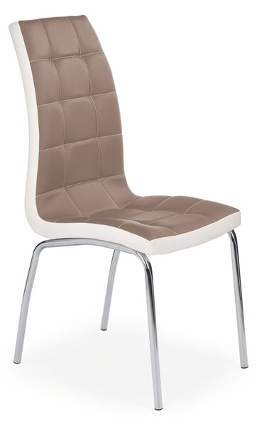 Halmar Jedálenská stolička K186 - Jídelní židle K186, černo-bílá