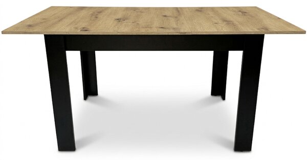 LEOBERT Jedálenský stôl 120-160x80 cm – dubový drevený