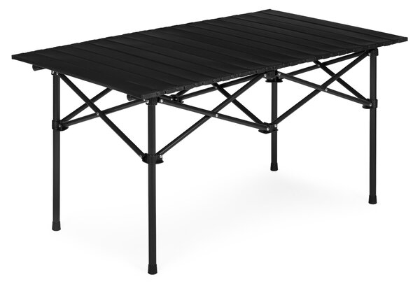 MultiGarden Turistický skladací stôl 95x55 cm s taškou - čierny MultiGarden