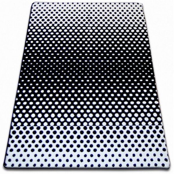 Kusový koberec Bodky čierny 120x170cm