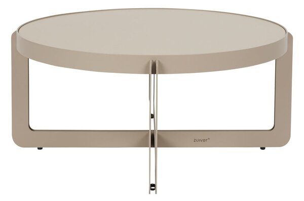 Béžový okrúhly konferenčný stolík ø 68 cm Centre – Zuiver