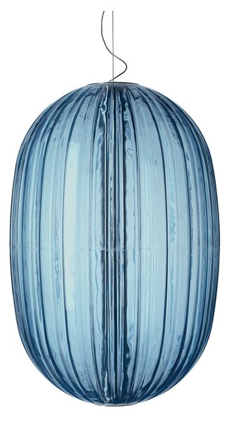 Foscarini - Plass Medium Závěsná Lampa Light Blue 10m - Lampemesteren