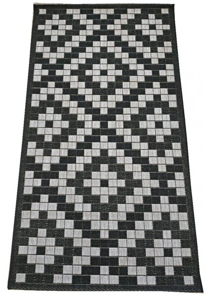 Kusový koberec Panama čierny 80x150 80x150cm