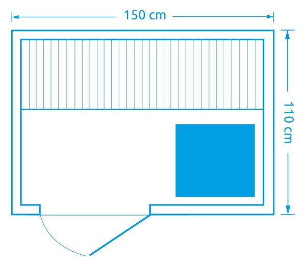 Marimex | Fínska sauna Marimex KIPPIS L + saunové kachle | 11100084