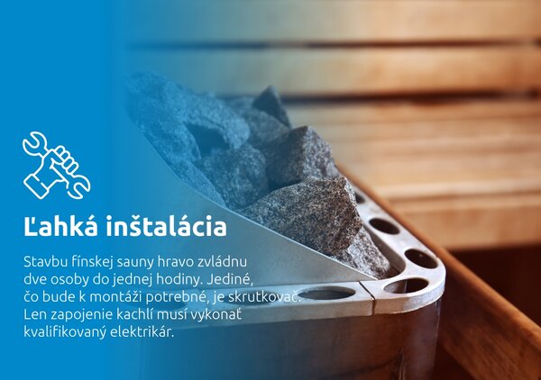 Marimex | Fínska sauna Marimex KOTI L + saunové kachle (FSC) | 11100109