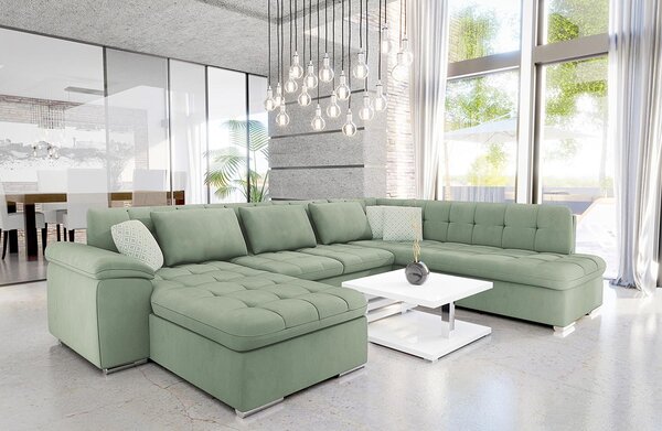 Mirjan24 Rohová sedačka Tony s funkciou spania, Dostupné poťahy: Uttario Velvet 2954 + Uttario Velvet 2954 + Evo 29, Strana: Ľavá - U 5903211034824