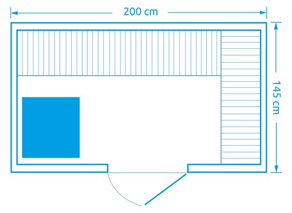 Marimex | Fínska sauna Marimex KIPPIS XL + saunové kachle | 11100085