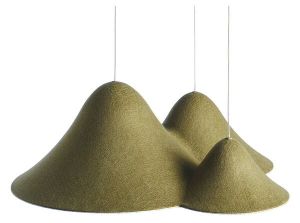 Loom Design - Panorama Závěsná Lampa Small Green/Black Loom Design - Lampemesteren
