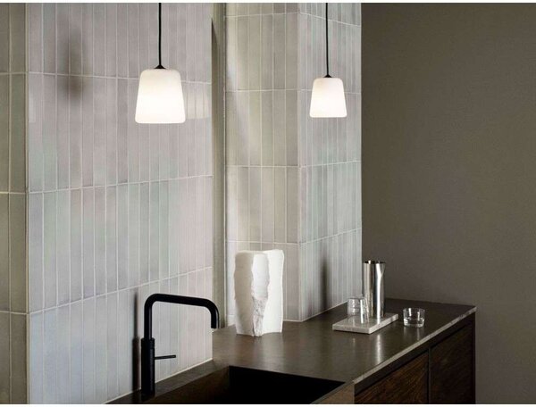New Works - Material Závěsná Lampa White Opal Sklo