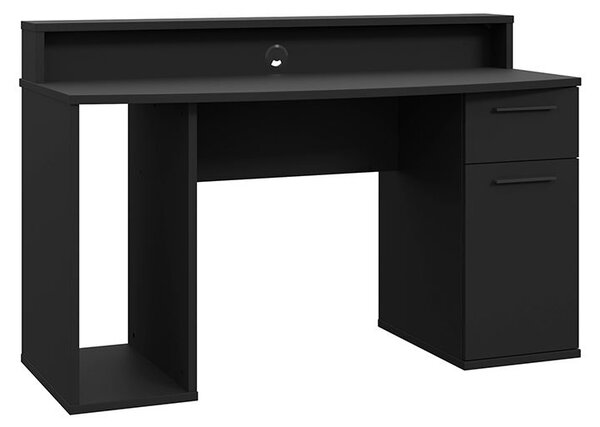 Mirjan24 PC stôl s Ayo LED osvetlením, Farby: čierny mat 5903211080609