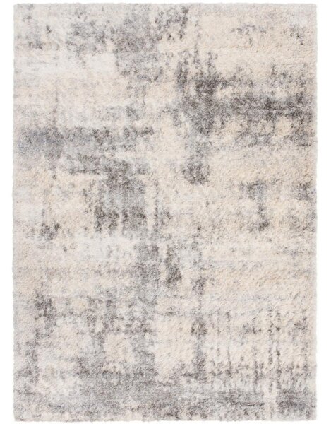 Kusový koberec shaggy Umut krémovo sivý 160x229cm