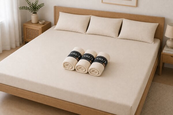 Jersey prestieradlo EVA MIX 200x220 cm SMOTANOVÉ