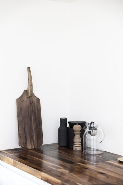 Mlynček na soľ a korenie Bottle Ash/Carbon Beech – set 2 ks