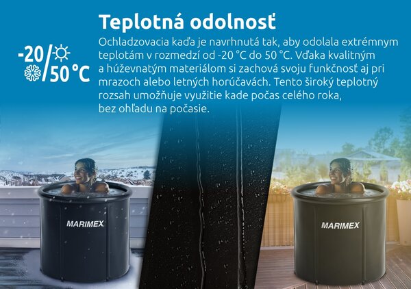 Marimex | Ochladzovacia kaďa 125x75x77 cm s kartušovou filtráciou | 11650054