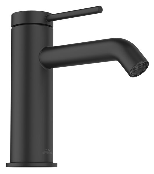 Invena Kalitea, umývadlová batéria h-147, čierna matná, INV-BU-72-004-V