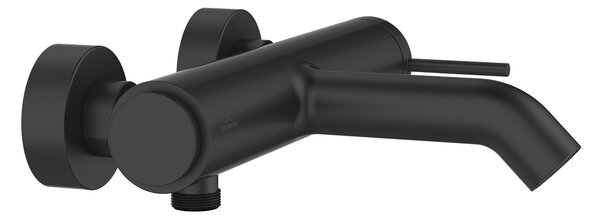 Invena Kalitea, nástenná vaňová batéria 150mm, čierna matná, INV-BW-72-004-V