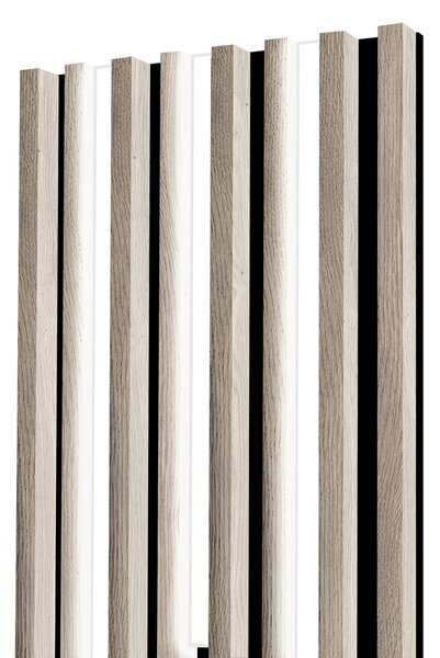 Lamelový panel s lineárnym osvetlením - 48,4 cm - Prírodný dub Jaseň Odtieň dosky: 0190 PE