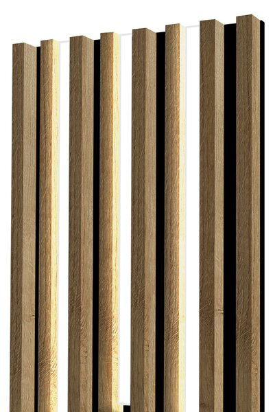 Lamelový panel s lineárnym osvetlením - 48,4 cm - Dub prírodný Riviera Odtieň dosky: 0190 PE