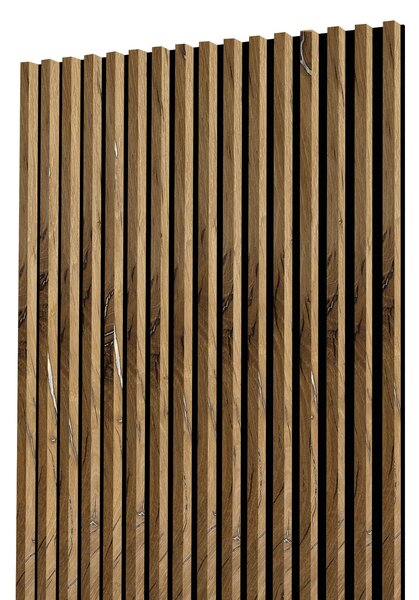 Lamelový panel + soklový LED profil - 100,4 cm - Medové drevo Odtieň dosky: K3543 RT