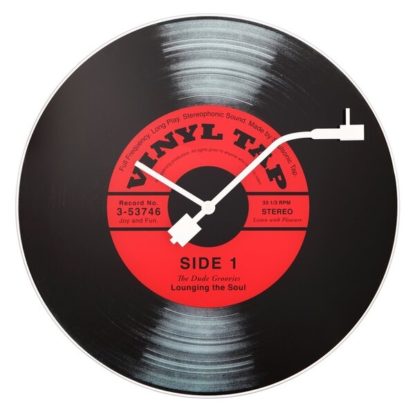 Nextime Vinyl Tap 8141 nástenné hodiny, pr. 43 cm