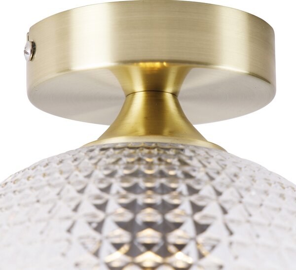 Inteligentné stropné svietidlo Art Deco mosadz vrátane Wifi A60 - Sphere