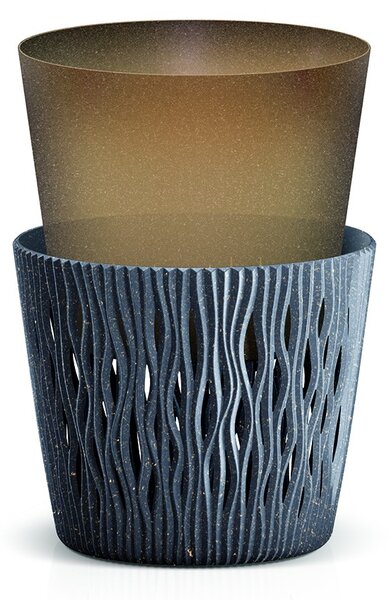 Prosperplast Kvetináč SCANDY ECO biely, variant 12,8 cm