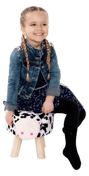 NovýNábytok.sk Taburetka Miley (biela + čierna). Vlastná spoľahlivá doprava až k Vám domov. 1029654