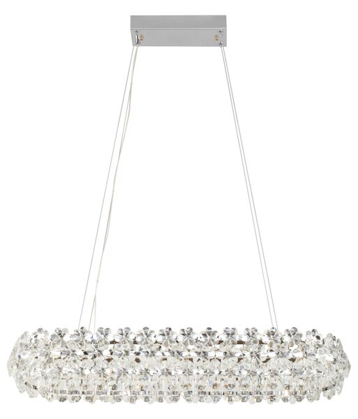 ZÁVESNÉ LED SVIETIDLO, 85/30/150 cm Glandor - Interiérové svietidlá