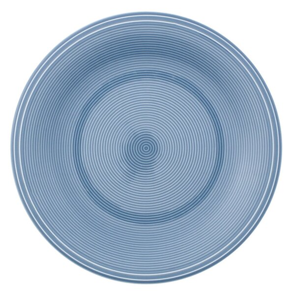 Modrý porcelánový tanier Villeroy & Boch Like Color Loop, ø 28 cm