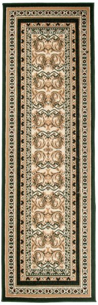 Kusový koberec PP Aslan zelený atyp 80x200cm