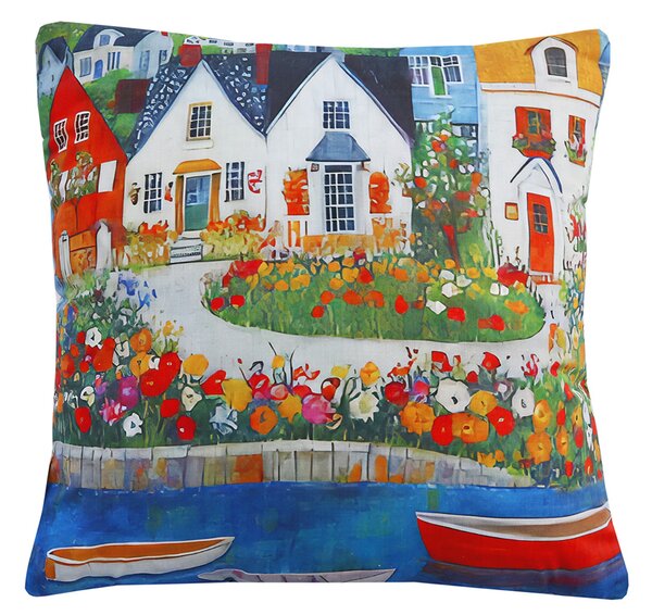 XPOSE® Set obliečok na vankúš PRÍSTAV (digitálna tlač) 43x43 cm - set 4ks