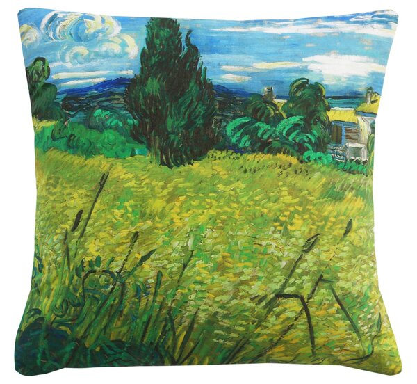 XPOSE® Set obliečok na vankúš MALOVANÁ KRAJINA (digitálna tlač) 43x43 cm - set 4ks