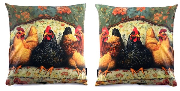 XPOSE® Set obliečok na vankúš SLIEPKY (digitálna tlač) 43x43 cm - set 2ks