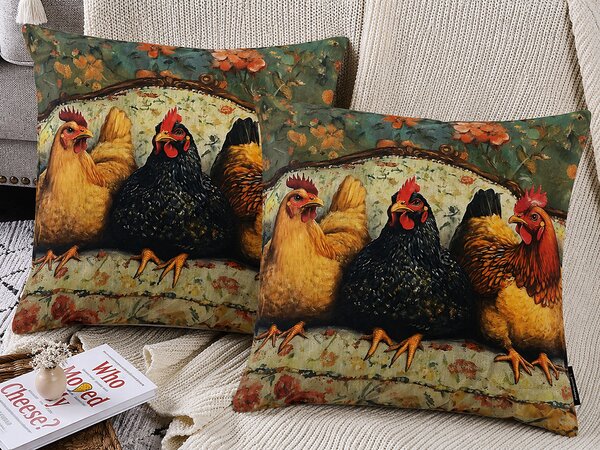XPOSE® Set obliečok na vankúš SLIEPKY (digitálna tlač) 43x43 cm - set 2ks