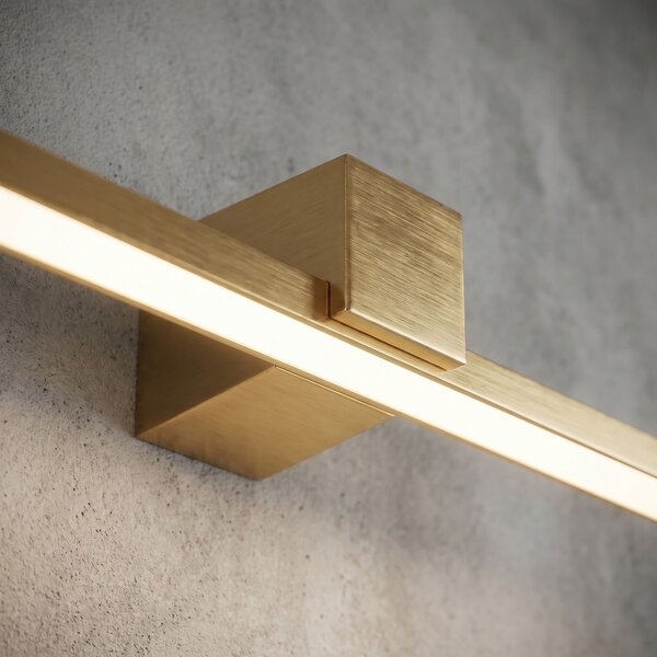 Toolight Toolight, LED nástenné svietidlo, 40cm, 8W, 4000K, 1000lm, SWE046-1W, zlatá matná, OSW-20146