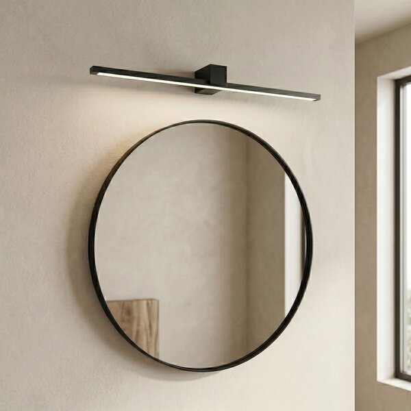 Toolight Toolight, LED nástenné svietidlo, 80cm, 16W, 4000K, 1500lm, SWE051-1W, čierna matná, OSW-20151