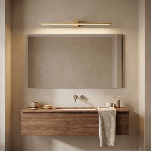 Toolight Toolight, LED nástenné svietidlo, 80cm, 16W, 4000K, 1500lm, SWE048-1W, zlatá matná, OSW-20148