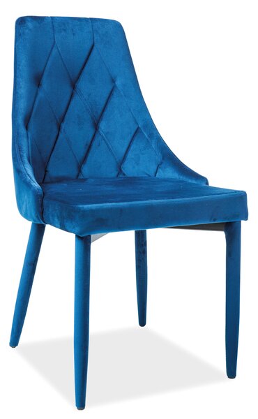 Jedálenská stolička Tackley Velvet (modrá). Vlastná spoľahlivá doprava až k Vám domov. 805351
