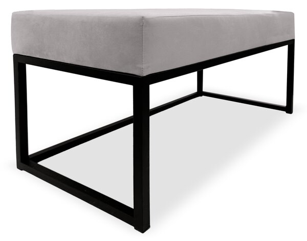 Lavička EMLI 80x38 v loftovom štýle - zelená - ITAKA 10