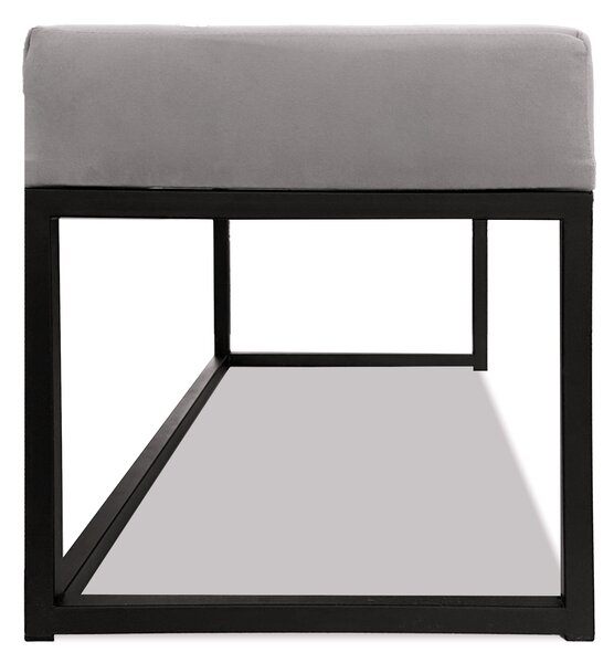 Lavička EMLI 80x38 v loftovom štýle - zelená - ITAKA 10