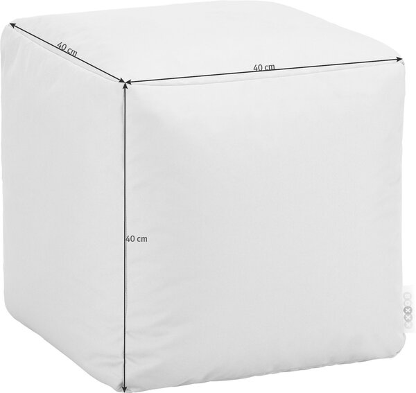 TABURETKA, textil, 40/40/40 cm Carryhome - Kreslá