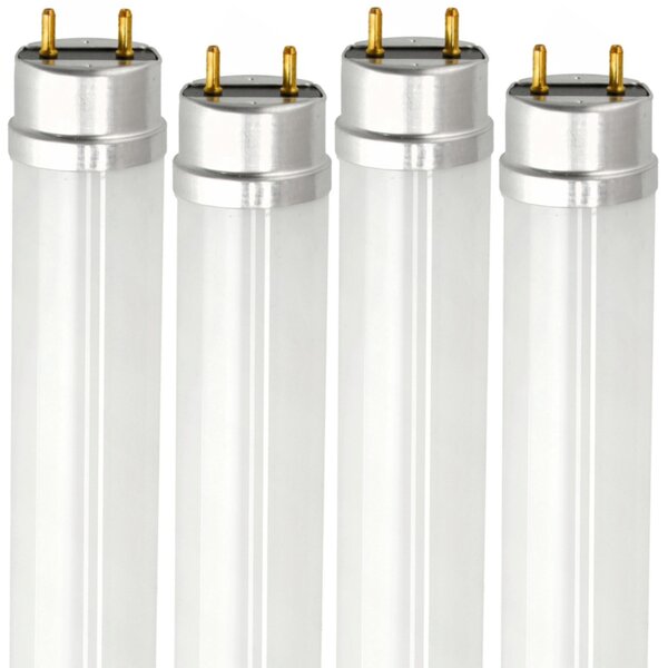 BERGE 4x LED trubicové svetlo 18W T8 120cm 1800lm 4000K neutrálna biela