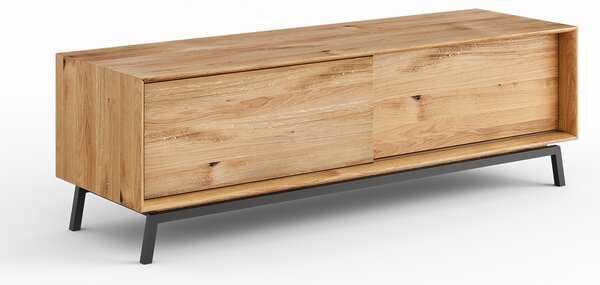 - Moderný dubový TV stolík - MODERN LOFT FARBA: dub, ROZMER: dĺžka TV stolíka 120 cm