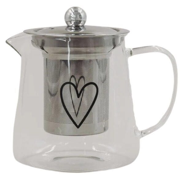 Čajová kanvica so sitkom Heart 550 ml