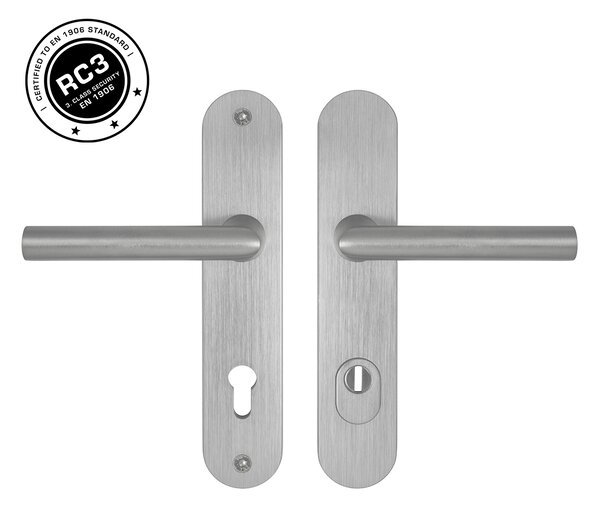 MPK - SECURO A01 PLUS - SO FAVORIT kľučka/kľučka 72 mm Nerez matná